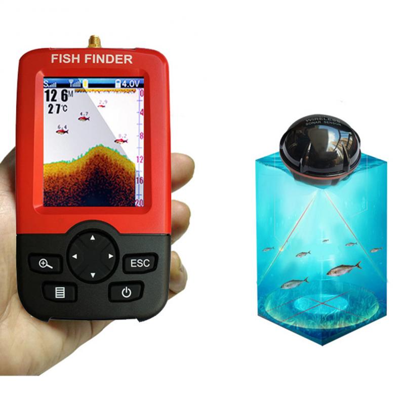 Fishing Depth Finder - Détecteur de profondeur portable avec sonde