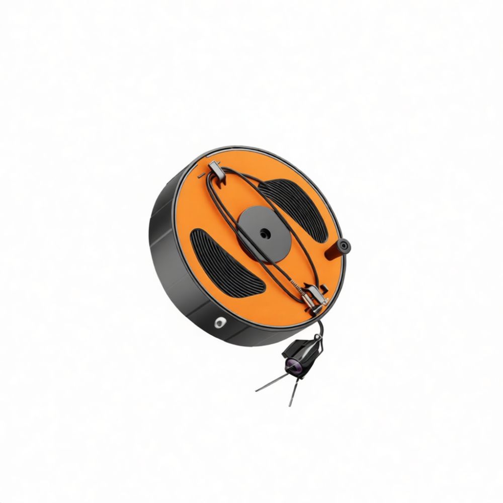 Fish Finder Cable - Enrouleur manuel de câble de pêche,